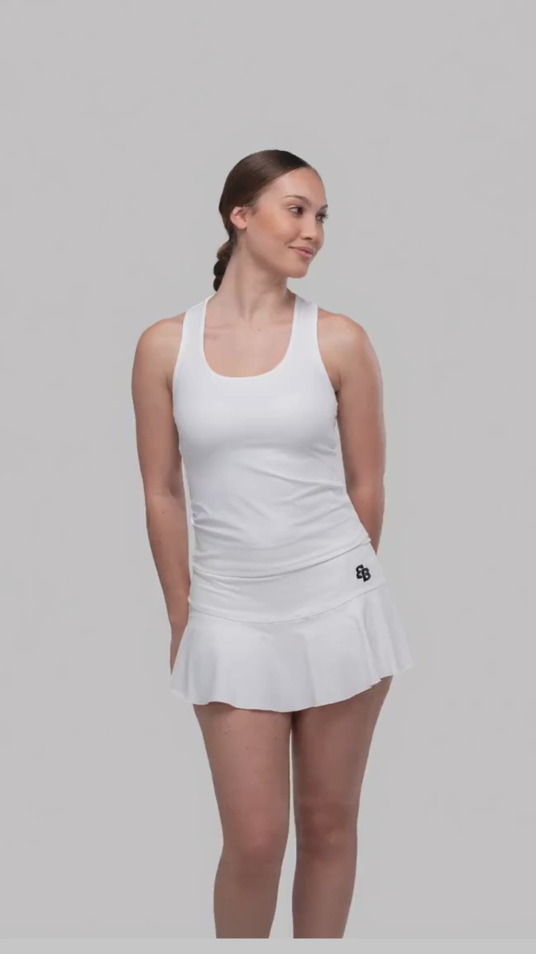 Falda BB Básica White